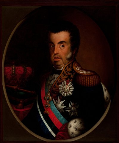 Portrait de Dom João VI (vers 1820) - Simplicio Rodrigues de Sa